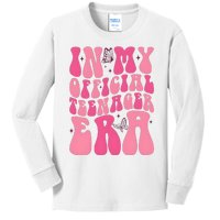 In My Teenager Era 13th Birthday Kids Long Sleeve Shirt