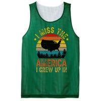 I Miss The America I Grew Up In American Map Vintage Mesh Reversible Basketball Jersey Tank