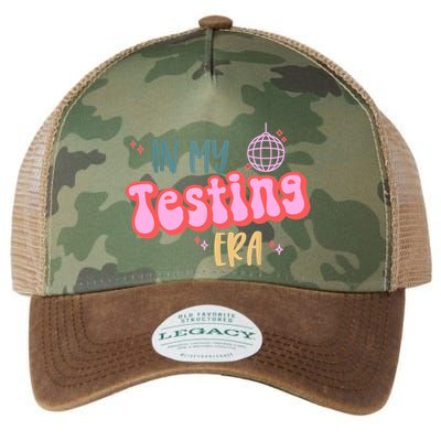 In My Testing Era, Funny Testing Teacher, Teaching Student Legacy Tie Dye Trucker Hat