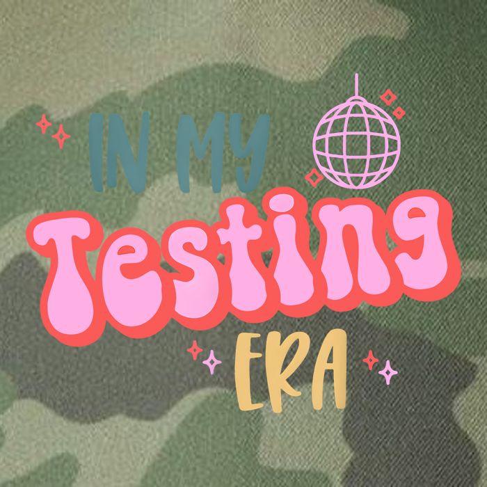 In My Testing Era, Funny Testing Teacher, Teaching Student Legacy Tie Dye Trucker Hat