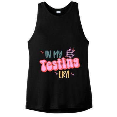 In My Testing Era, Funny Testing Teacher, Teaching Student Ladies PosiCharge Tri-Blend Wicking Tank