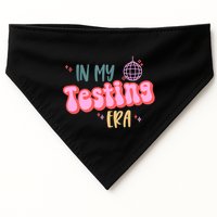 In My Testing Era, Funny Testing Teacher, Teaching Student USA-Made Doggie Bandana
