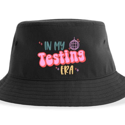In My Testing Era, Funny Testing Teacher, Teaching Student Sustainable Bucket Hat