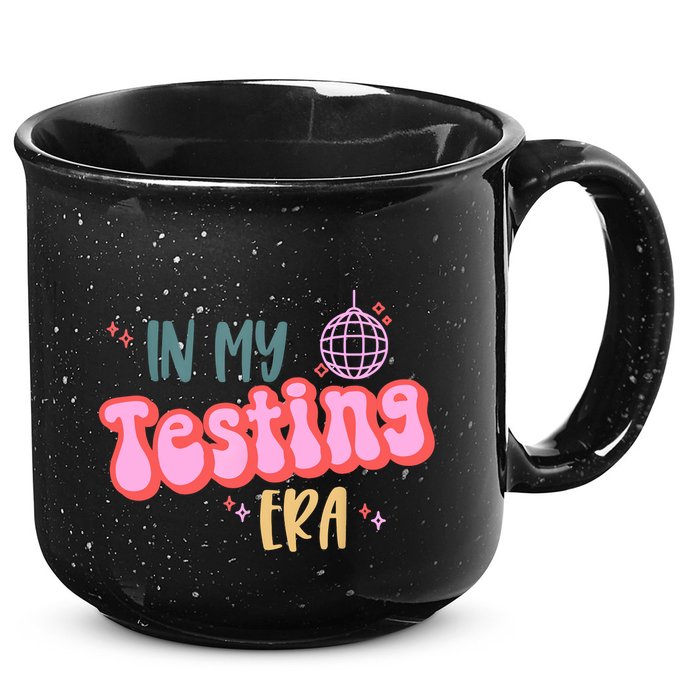In My Testing Era, Funny Testing Teacher, Teaching Student 15oz Campfire Ceramic Mug