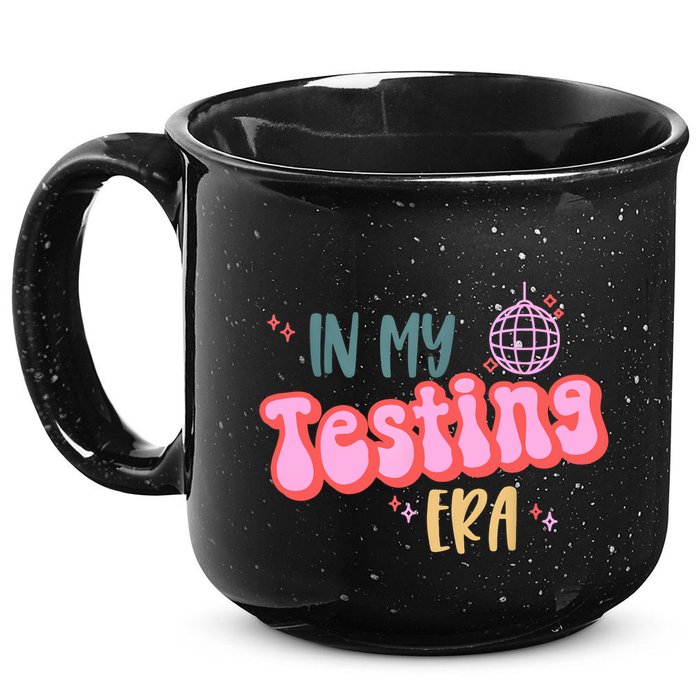 In My Testing Era, Funny Testing Teacher, Teaching Student 15oz Campfire Ceramic Mug