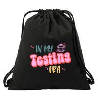 In My Testing Era, Funny Testing Teacher, Teaching Student Drawstring Bag