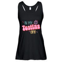 In My Testing Era, Funny Testing Teacher, Teaching Student Ladies Essential Flowy Tank
