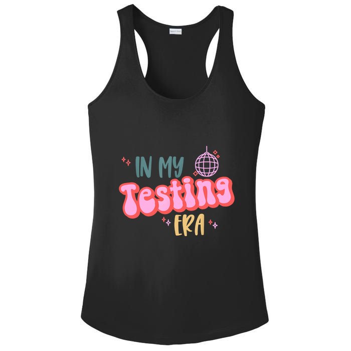 In My Testing Era, Funny Testing Teacher, Teaching Student Ladies PosiCharge Competitor Racerback Tank