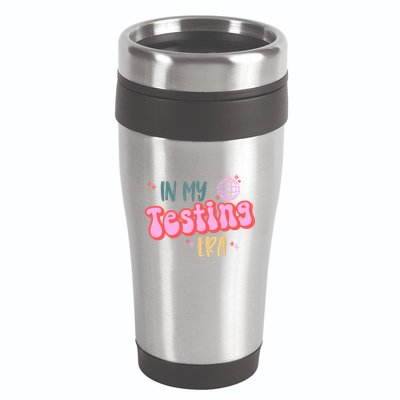 In My Testing Era, Funny Testing Teacher, Teaching Student 16oz Travel Tumbler