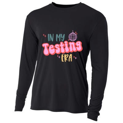 In My Testing Era, Funny Testing Teacher, Teaching Student Cooling Performance Long Sleeve Crew