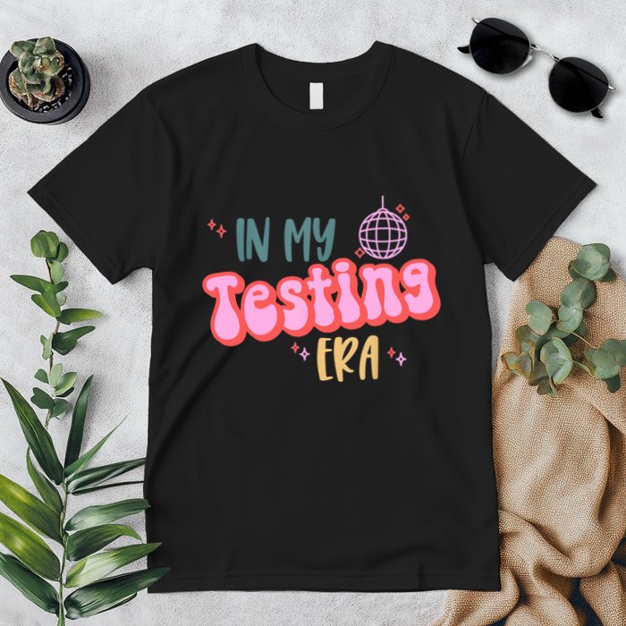 In My Testing Era, Funny Testing Teacher, Teaching Student Premium T-Shirt