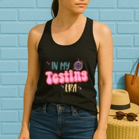In My Testing Era, Funny Testing Teacher, Teaching Student Womens Tank Top