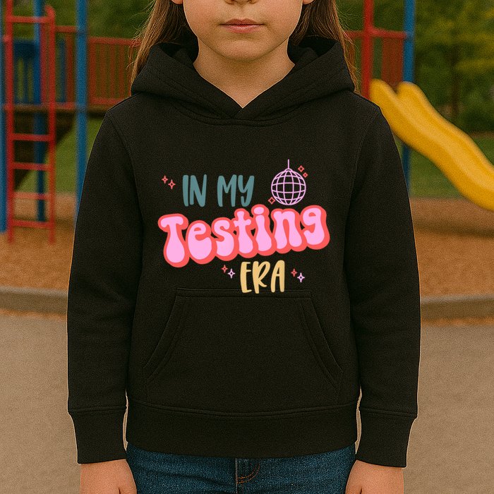 In My Testing Era, Funny Testing Teacher, Teaching Student Kids Hoodie
