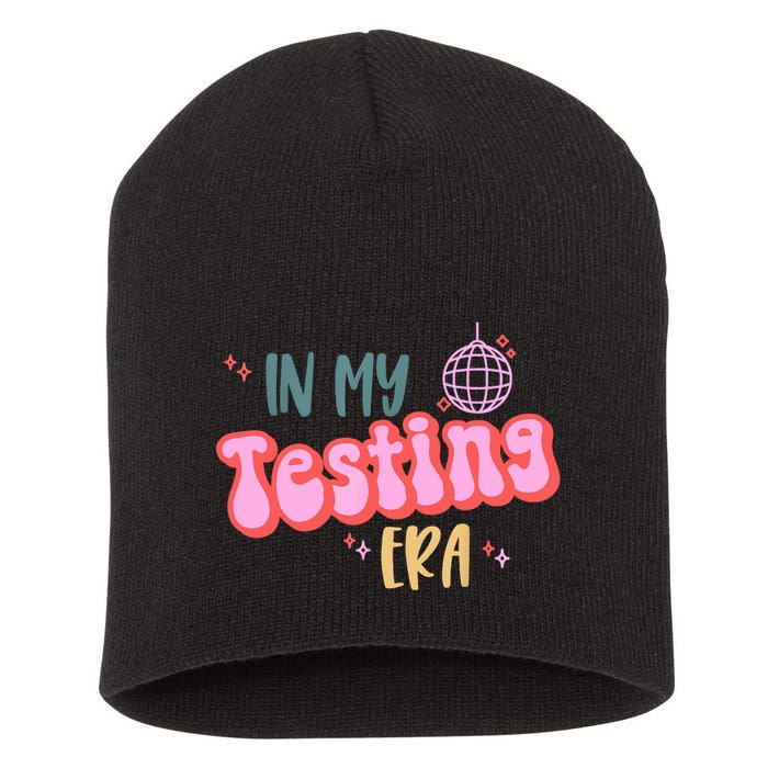 In My Testing Era, Funny Testing Teacher, Teaching Student Short Acrylic Beanie