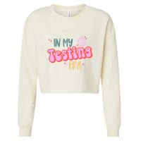 In My Testing Era, Funny Testing Teacher, Teaching Student Cropped Pullover Crew