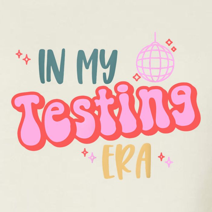 In My Testing Era, Funny Testing Teacher, Teaching Student Cropped Pullover Crew