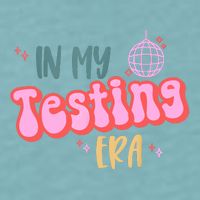 In My Testing Era, Funny Testing Teacher, Teaching Student Sueded Cloud Jersey T-Shirt