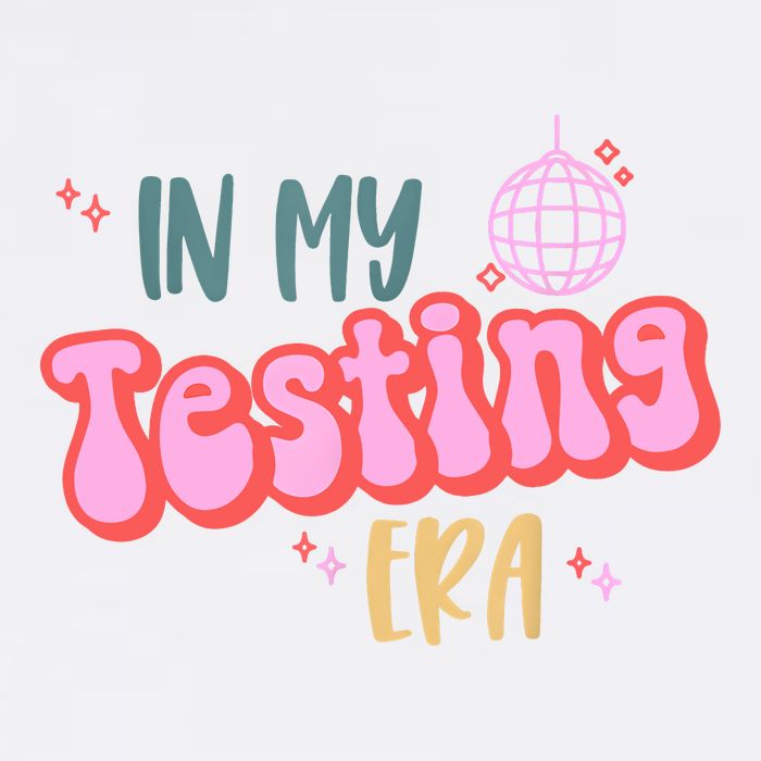 In My Testing Era, Funny Testing Teacher, Teaching Student Garment-Dyed Sweatshirt