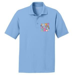 In My Teaching Era Best Teacher Appreciation Retro Groovy PosiCharge RacerMesh Polo