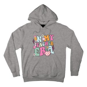 In My Teaching Era Best Teacher Appreciation Retro Groovy Hoodie