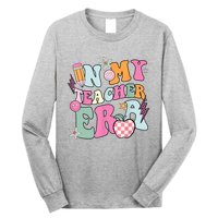 In My Teaching Era Best Teacher Appreciation Retro Groovy Long Sleeve Shirt