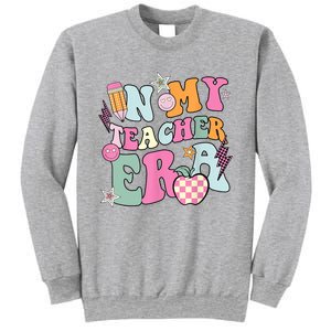 In My Teaching Era Best Teacher Appreciation Retro Groovy Sweatshirt