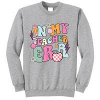 In My Teaching Era Best Teacher Appreciation Retro Groovy Sweatshirt