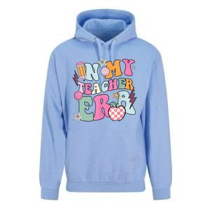 In My Teaching Era Best Teacher Appreciation Retro Groovy Unisex Surf Hoodie