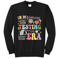 In My Testing Era Teachers Student Rock The Test Testing Day Sweatshirt