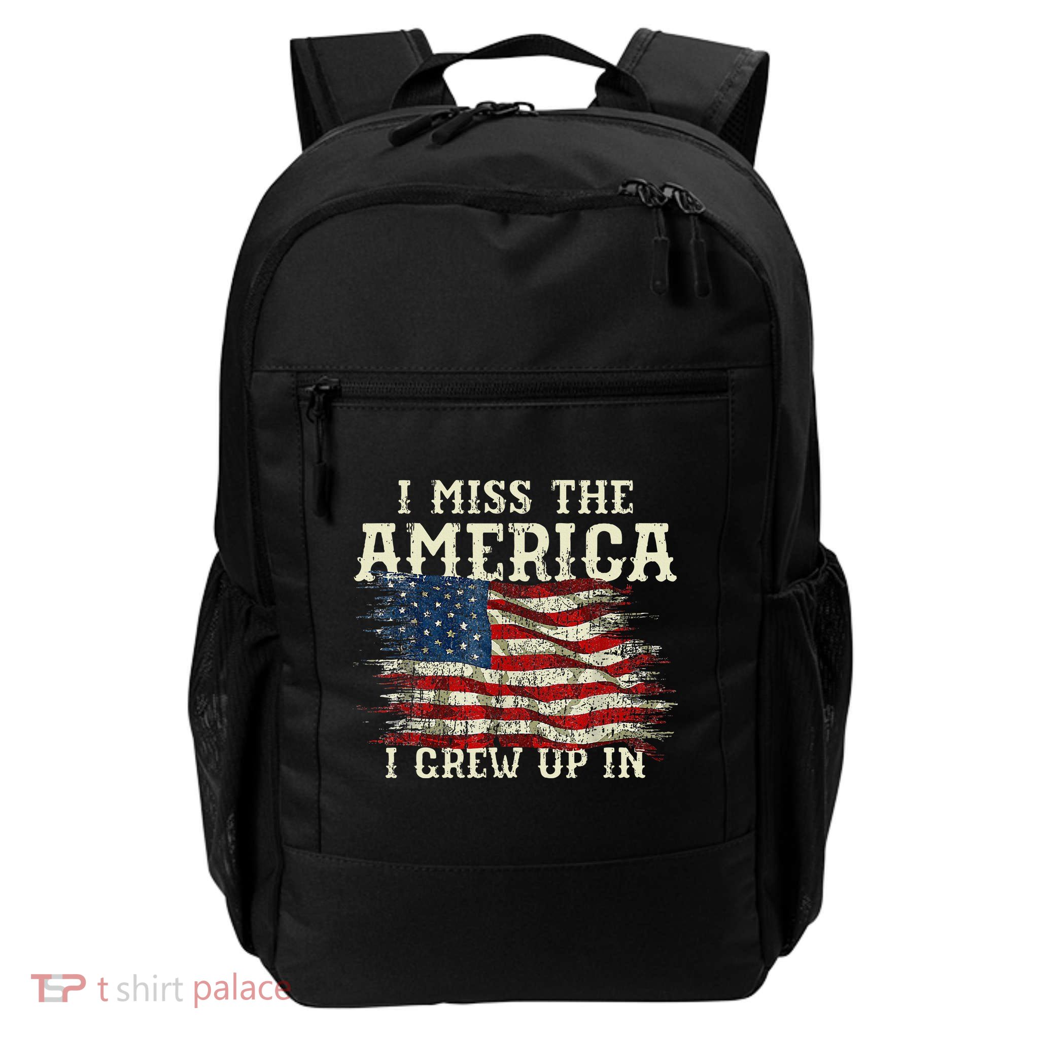 I Miss The America I Grew Up In Usa Flag 4th Of July 2024 Backpack