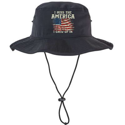 I Miss The America I Grew Up In Usa Flag 4th Of July 2024 Bucket Hat