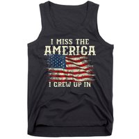 I Miss The America I Grew Up In Usa Flag 4th Of July 2024 Tank Top