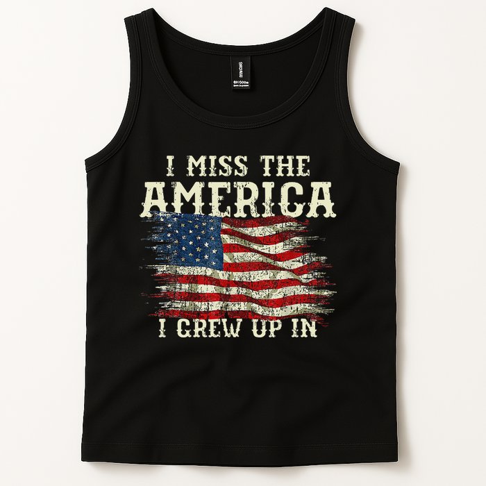 I Miss The America I Grew Up In Usa Flag 4th Of July 2024 Tank Top