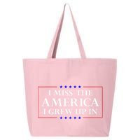 I Miss The America I Grew Up In American Flag 25L Jumbo Tote