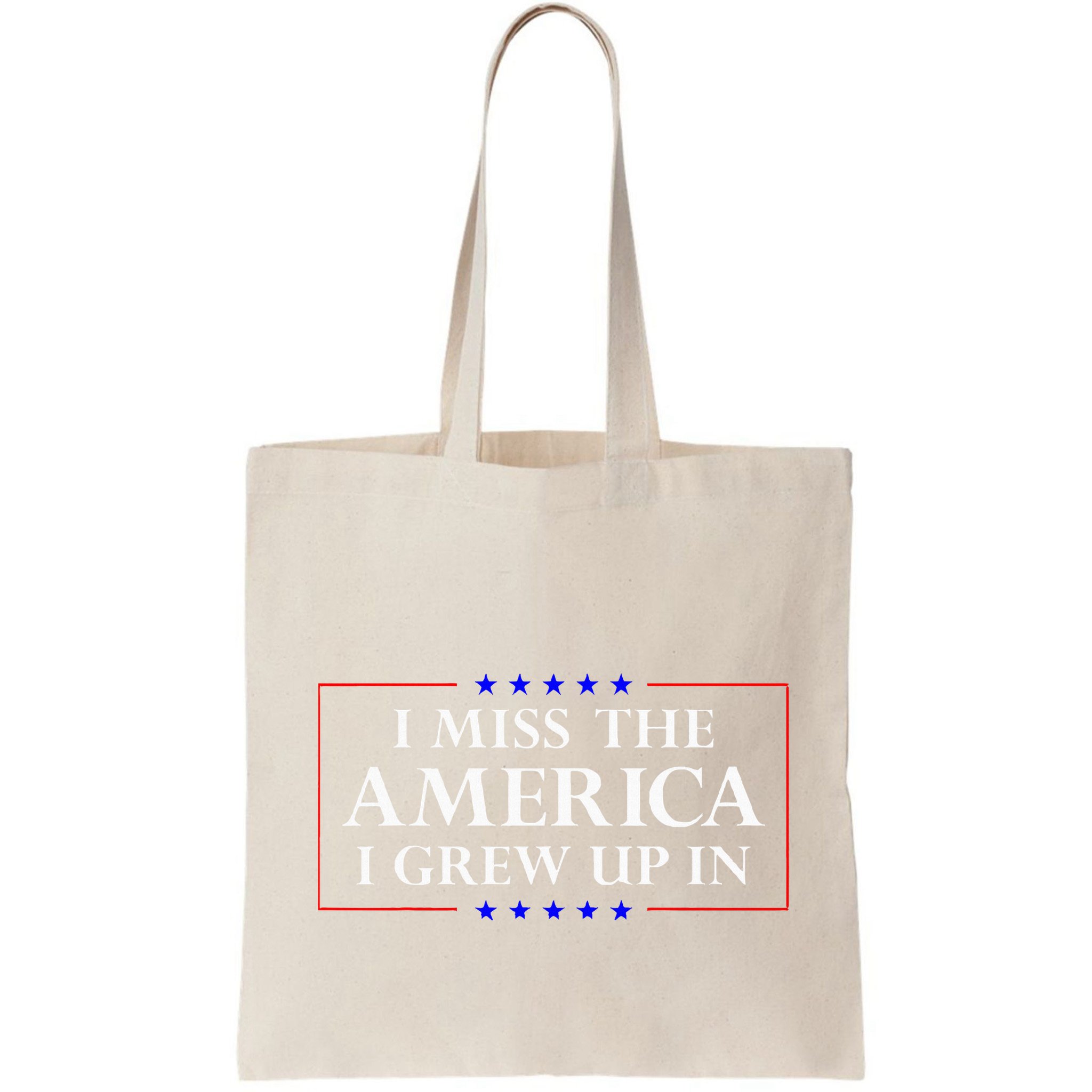 I Miss The America I Grew Up In American Flag Bag