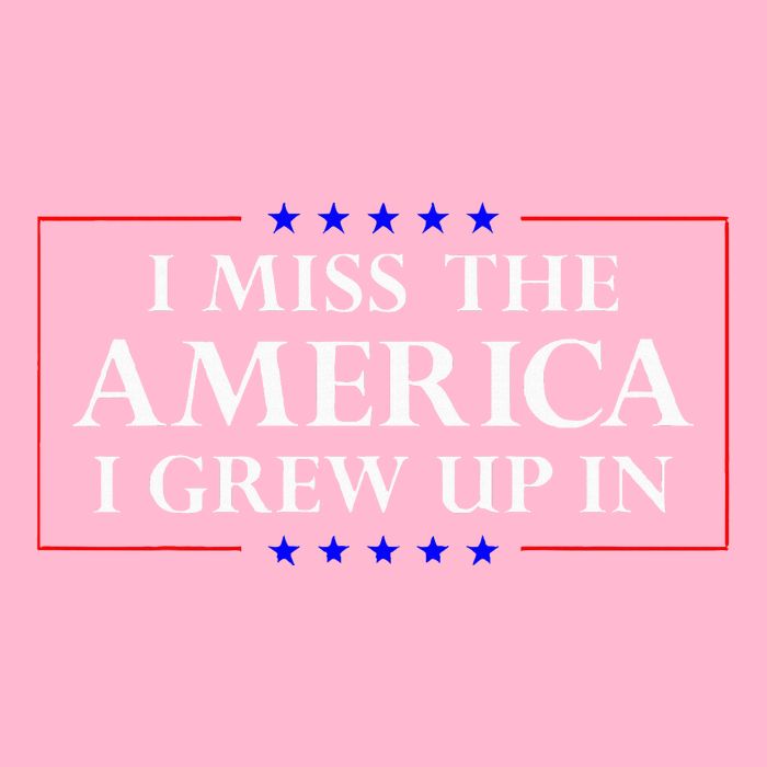 I Miss The America I Grew Up In American Flag Short Acrylic Beanie