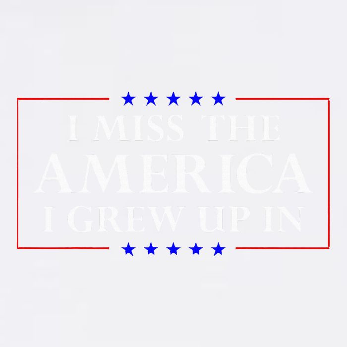 I Miss The America I Grew Up In American Flag Cool Comfort Performance Bucket Hat