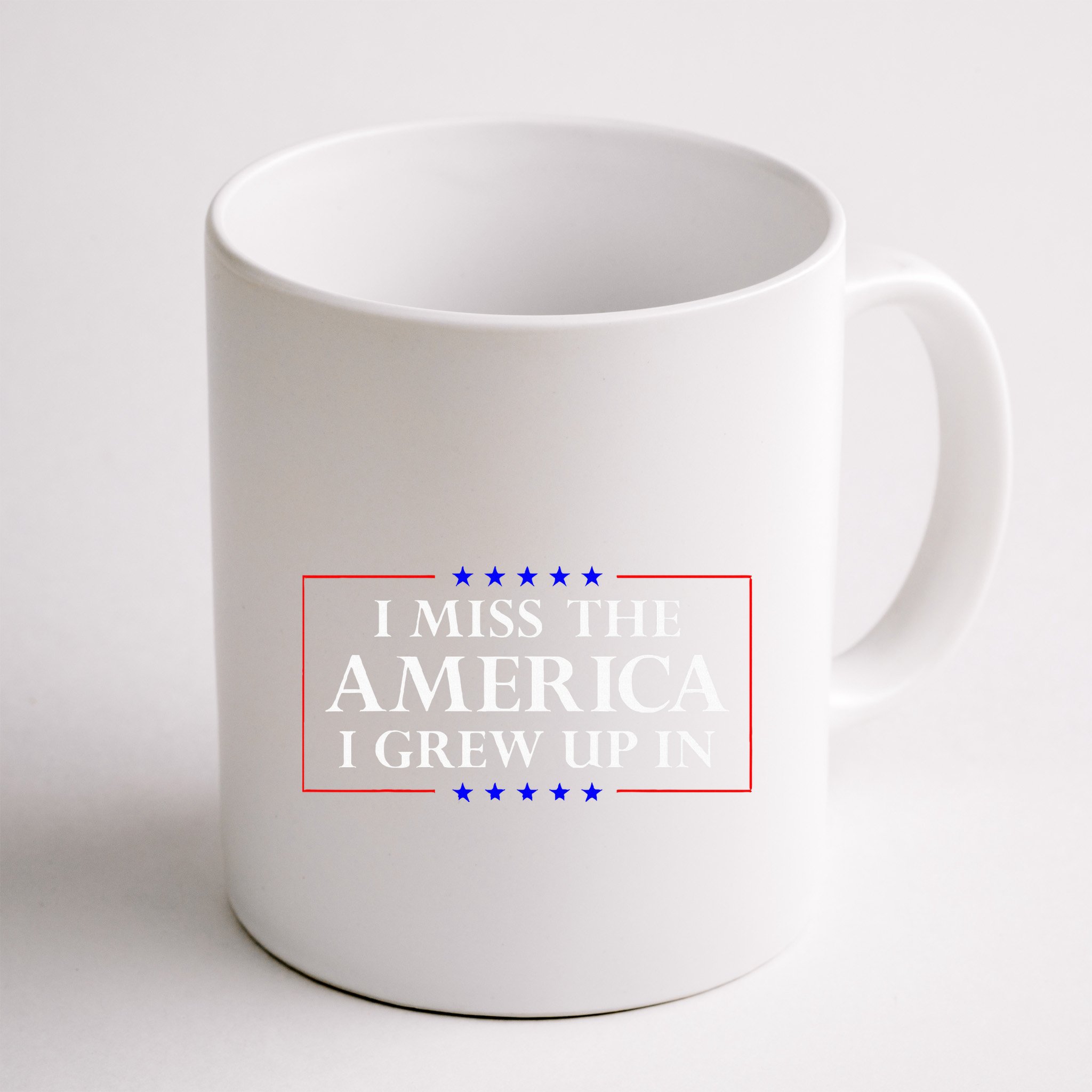 I Miss The America I Grew Up In American Flag Mug