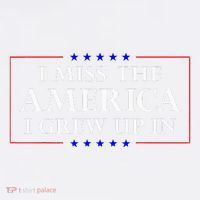 I Miss The America I Grew Up In American Flag Flatbill Hat