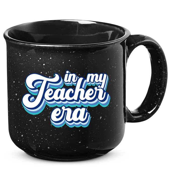 In My Teacher Era Retro Style 15oz Campfire Ceramic Mug