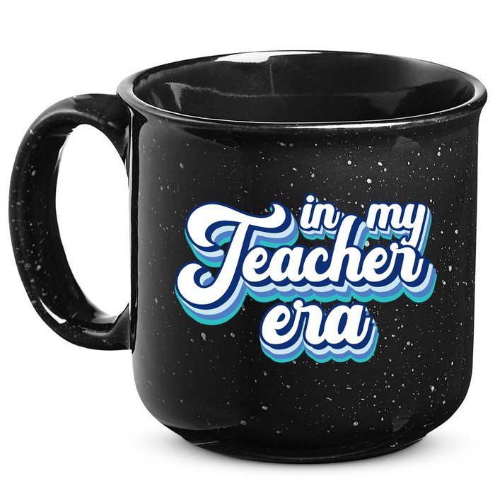 In My Teacher Era Retro Style 15oz Campfire Ceramic Mug