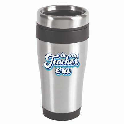 In My Teacher Era Retro Style 16oz Travel Tumbler