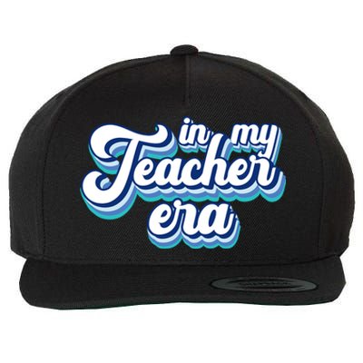 In My Teacher Era Retro Style Wool Snapback Cap