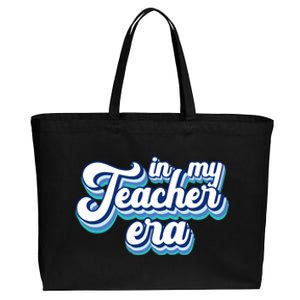 In My Teacher Era Retro Style Cotton Canvas Jumbo Tote