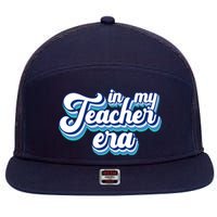 In My Teacher Era Retro Style 7 Panel Mesh Trucker Snapback Hat