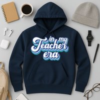 In My Teacher Era Retro Style Hoodie