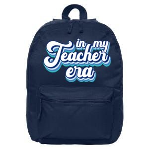 In My Teacher Era Retro Style 16 in Basic Backpack