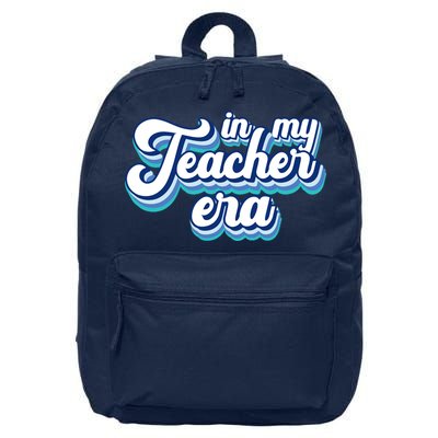 In My Teacher Era Retro Style 16 in Basic Backpack