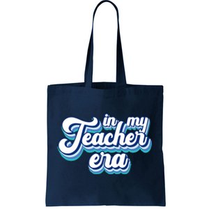 In My Teacher Era Retro Style Tote Bag