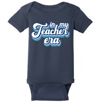 In My Teacher Era Retro Style Baby Bodysuit